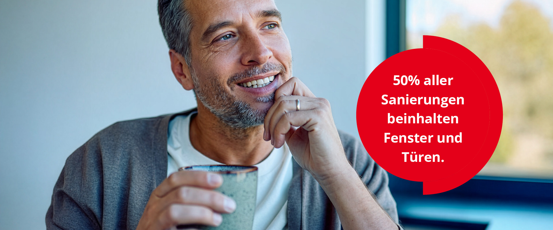 50 Prozent aller Sanierungsvorhaben beinhalten Fenster und Türen